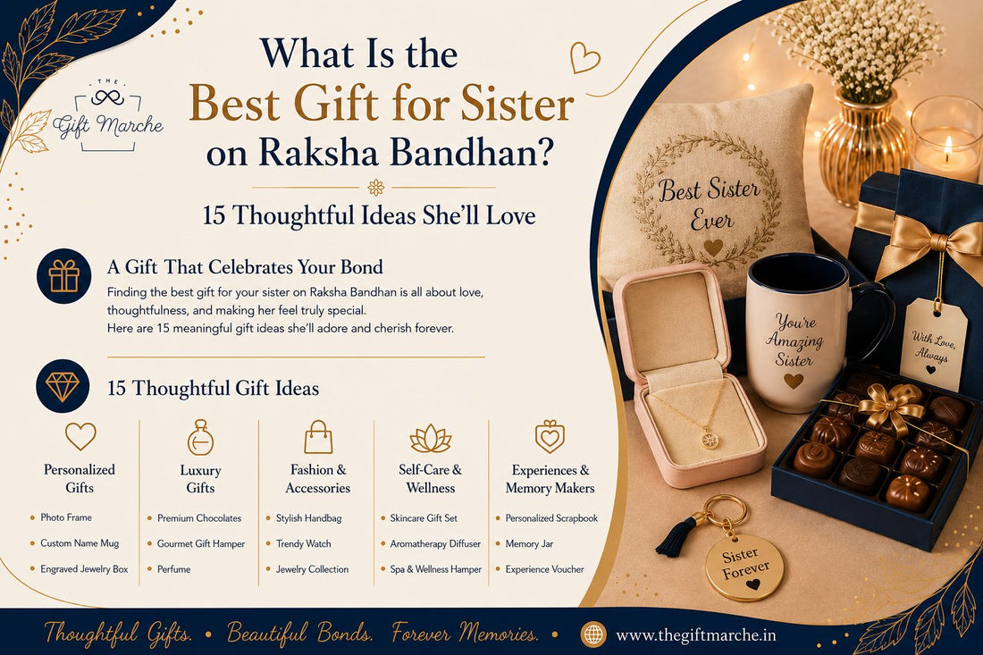 What Is the Best Gift for Sister on Raksha Bandhan? 15 Thoughtful Ideas She’ll Love