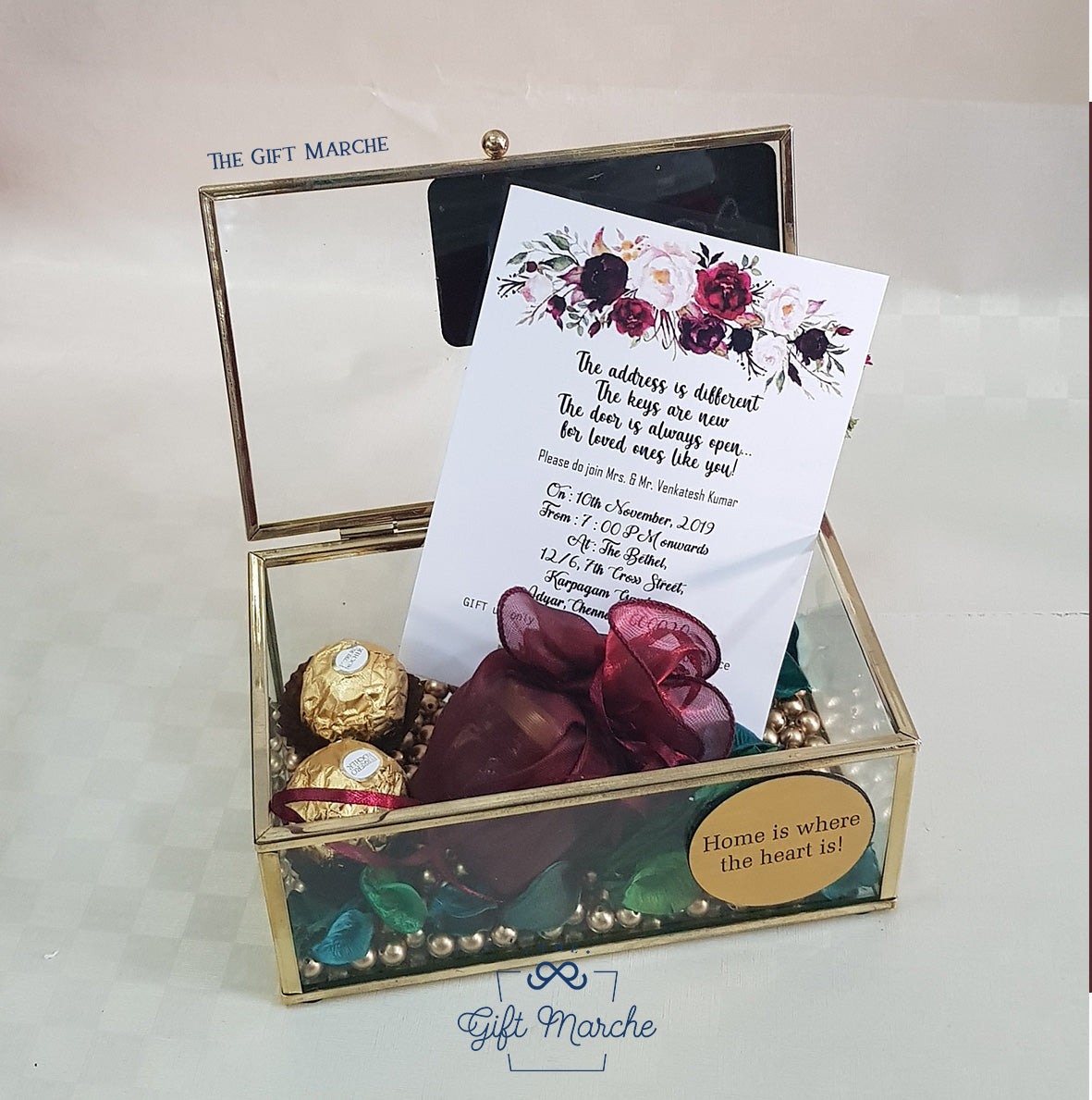 Glass Box Housewarming Hamper