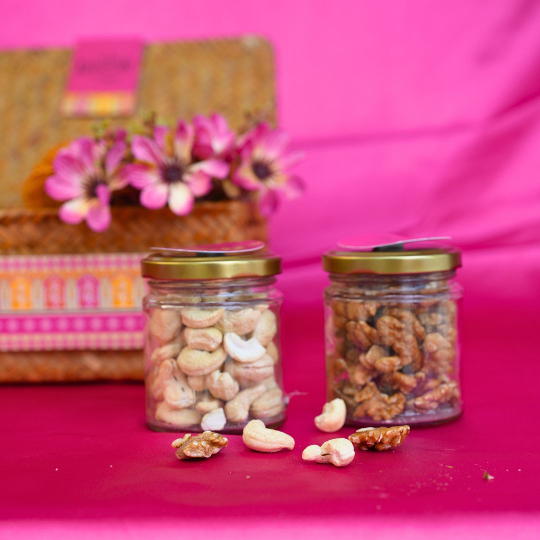 Elegant Woven Gift Basket