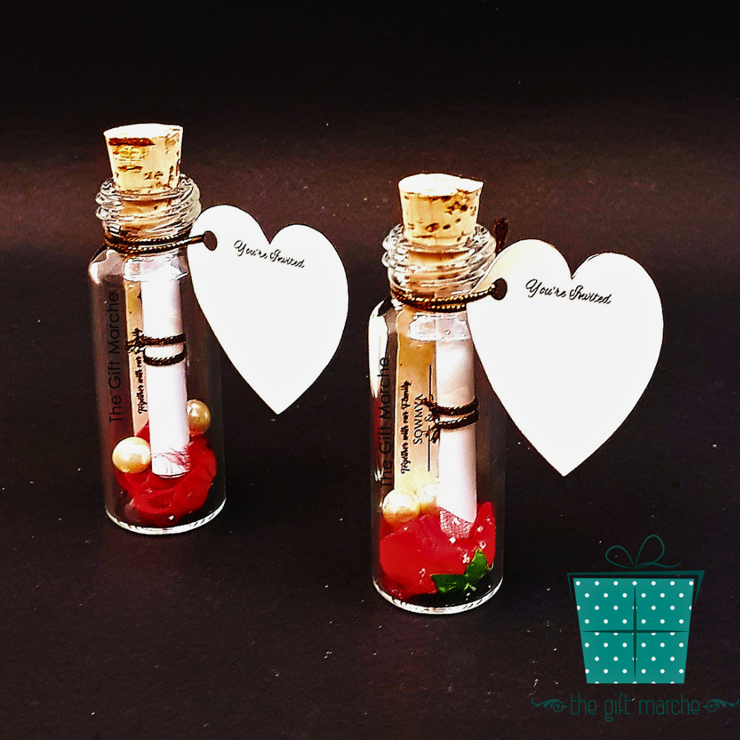 Miniature Maison Jar Invite