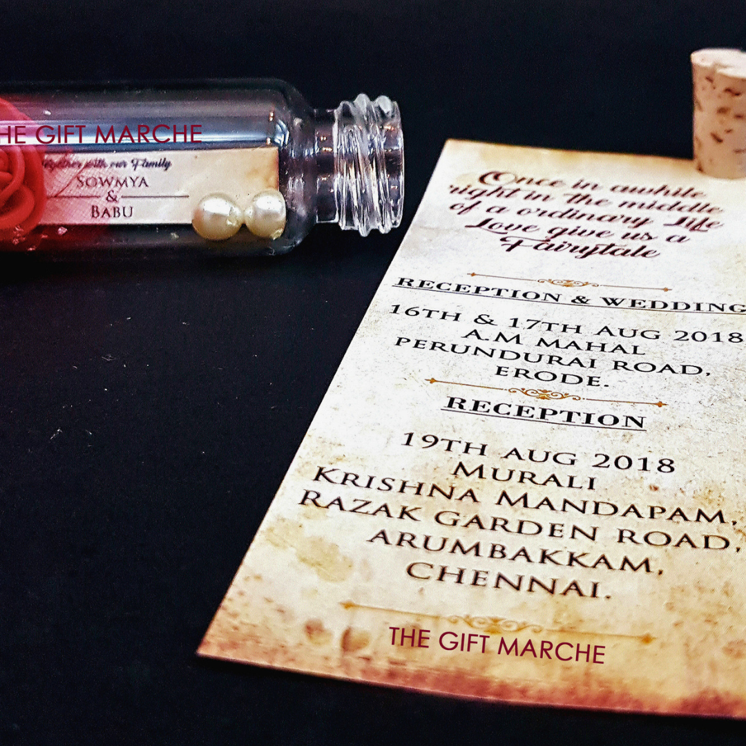 Miniature Maison Jar Invite