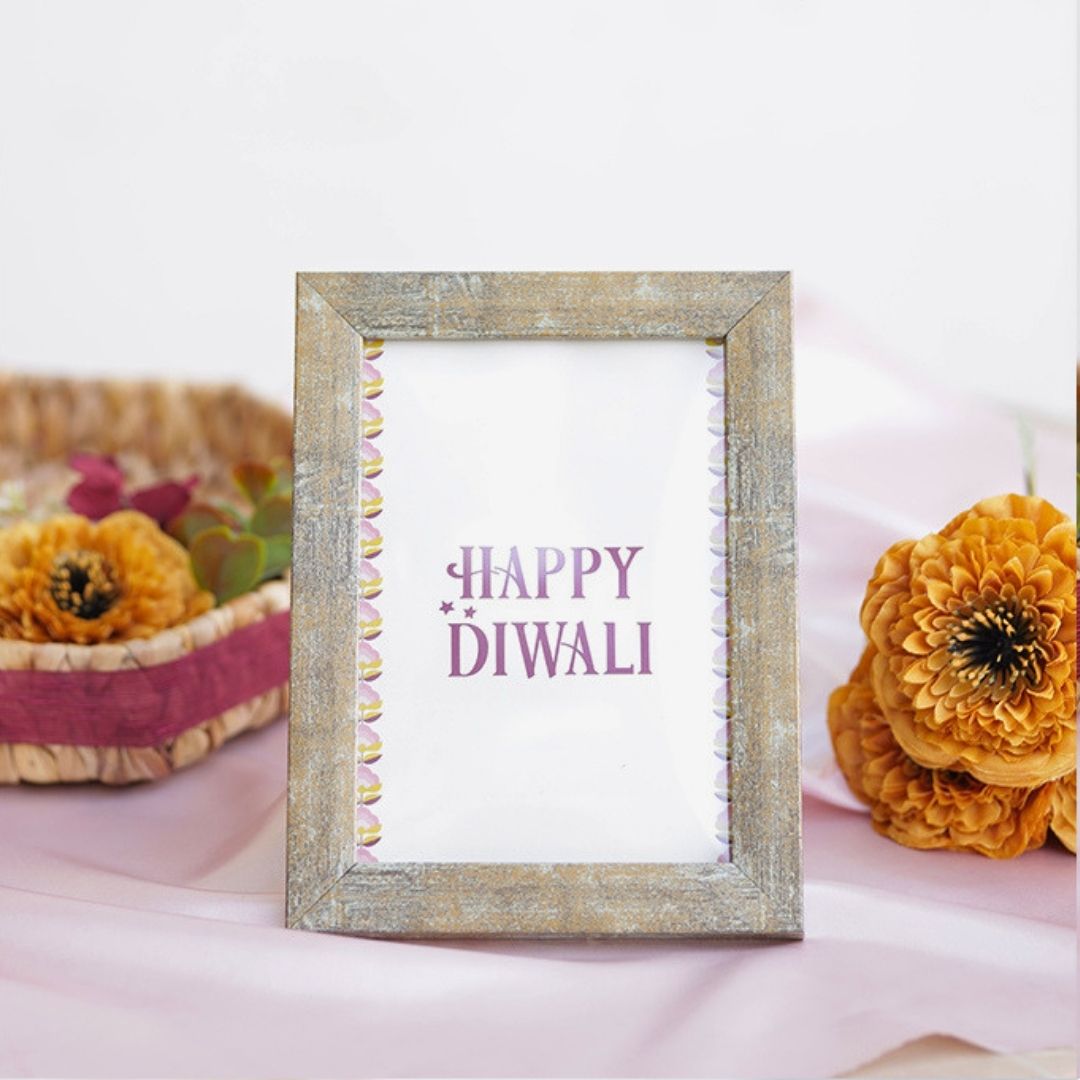 Diwali Glow – Elegant Floral Gift Basket
