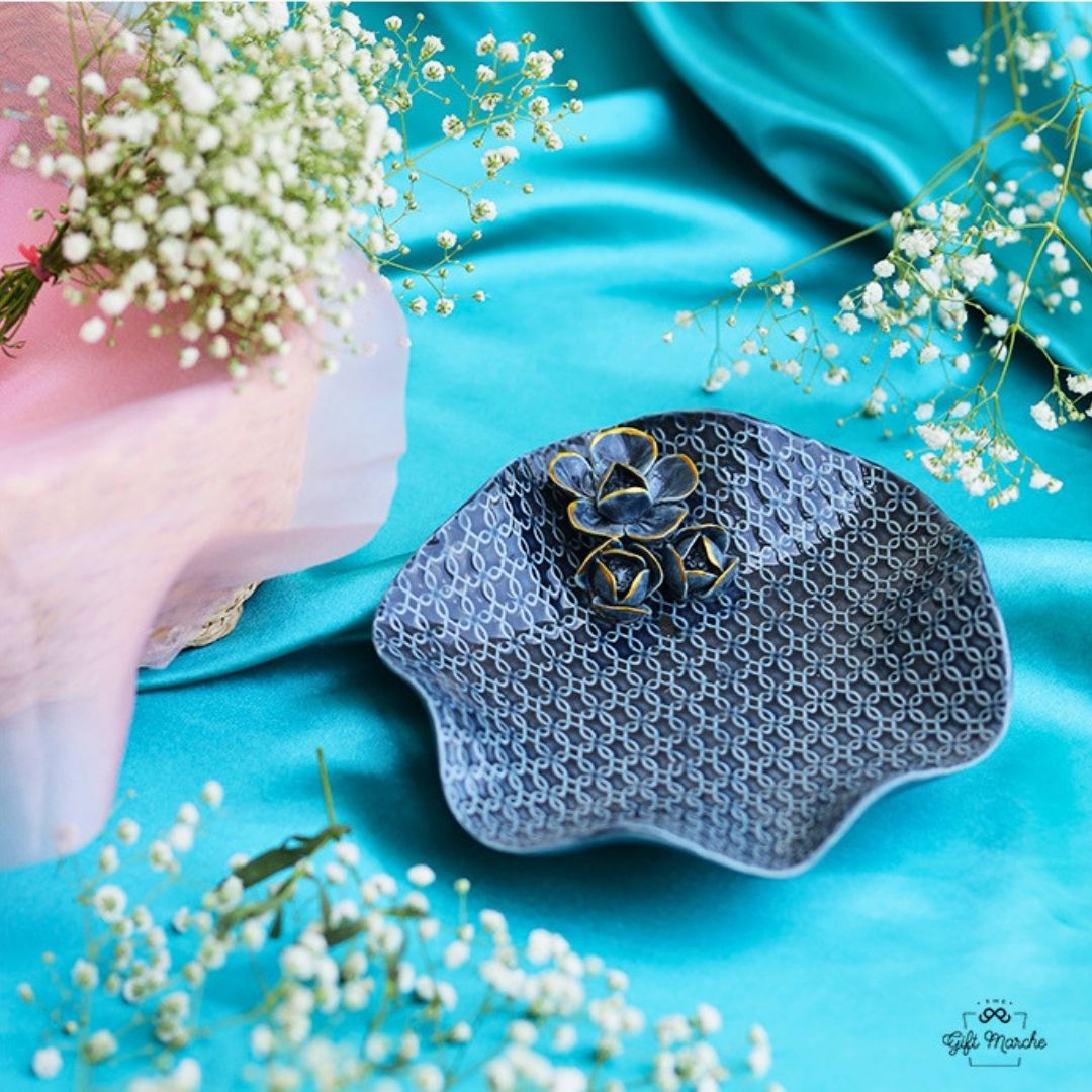 Elegant Blue & White Diwali Gift Hamper