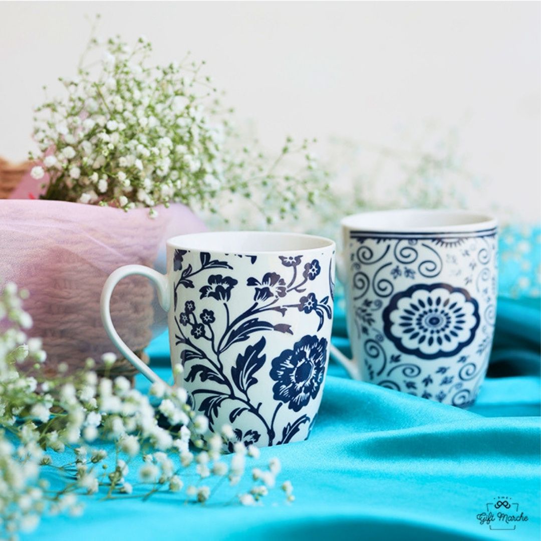 Elegant Blue & White Diwali Gift Hamper