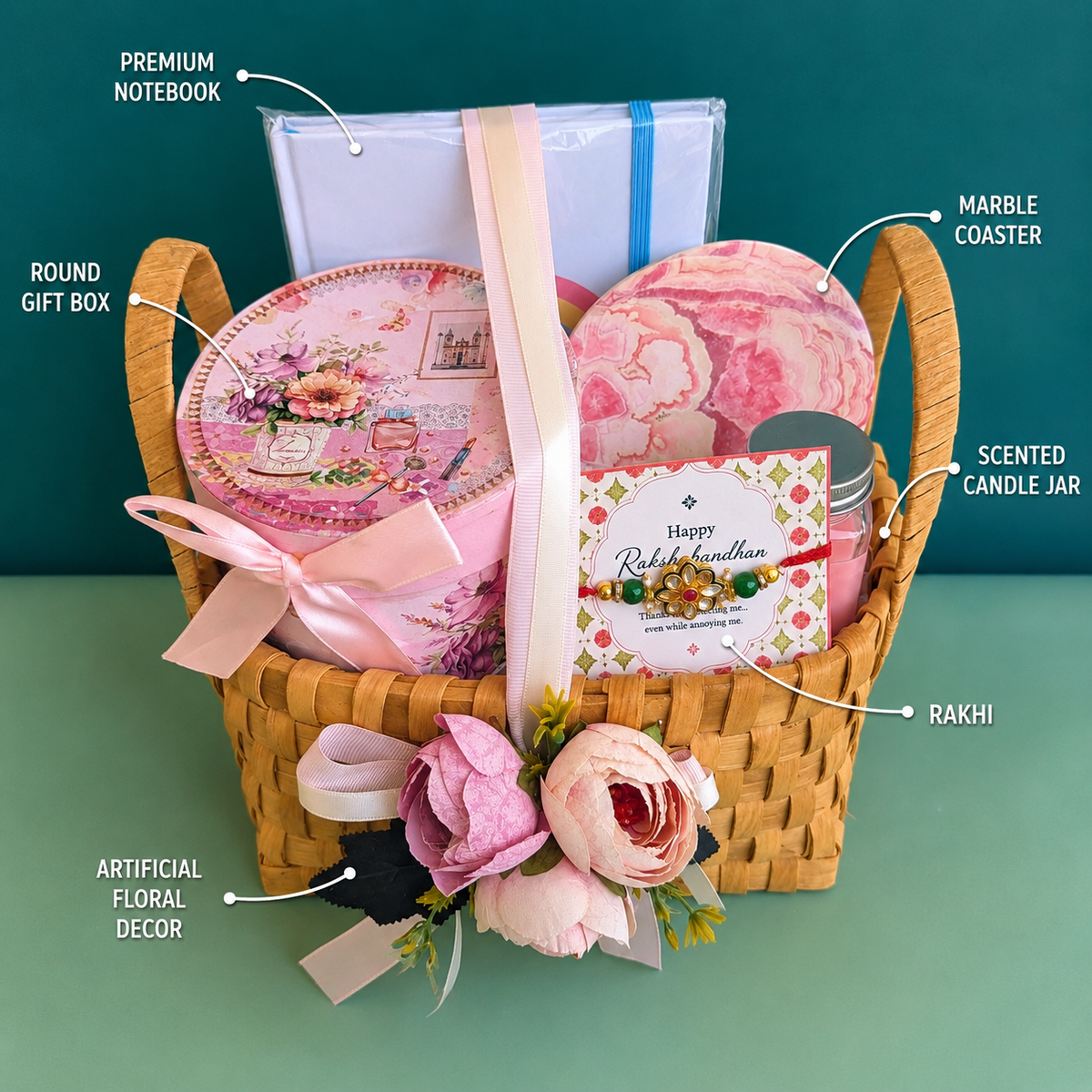 Thoughtful Raksha Bandhan Gift Hamper for Sister