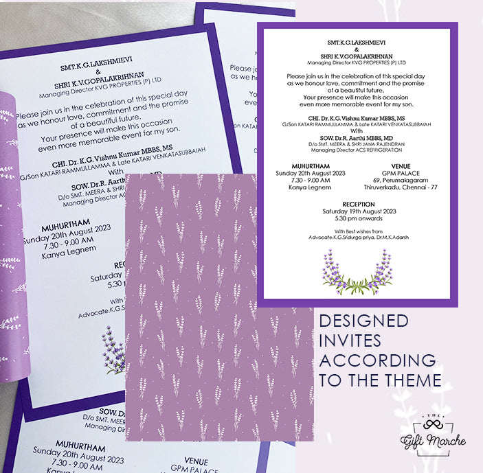 Lavender Luxe Invitation Set