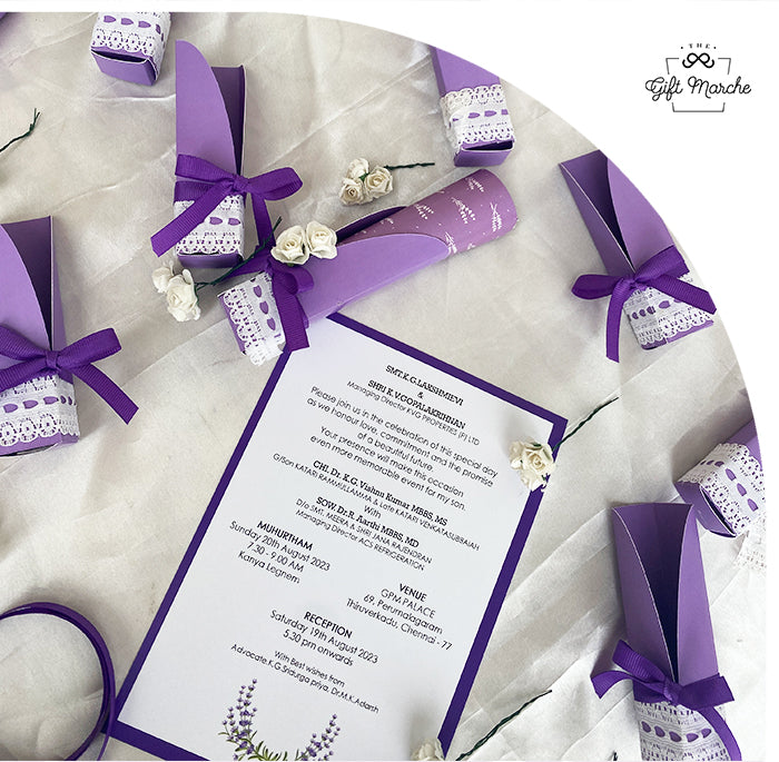 Lavender Luxe Invitation Set