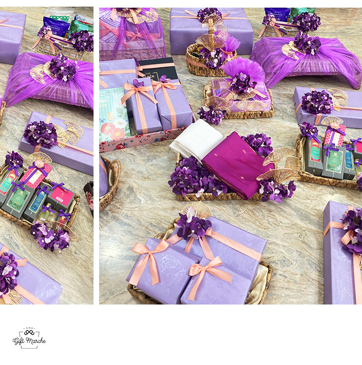 Purple Theme Trousseau Sets