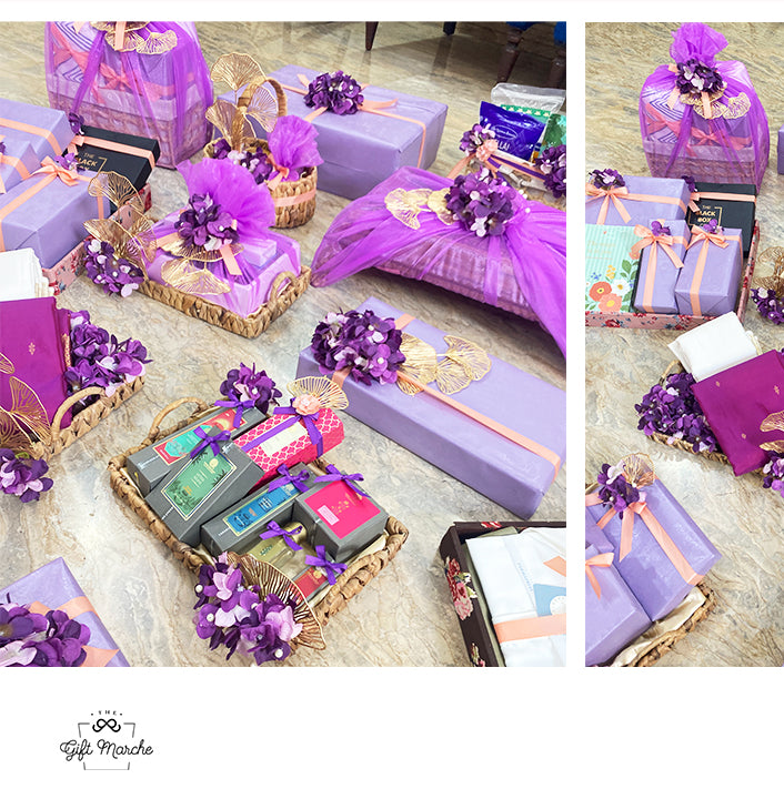 Purple Theme Trousseau Sets