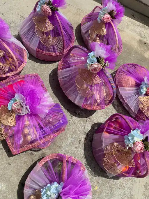 PurplewithGoldLeafTrousseauPackaging-TheGiftMarcheinChennai5