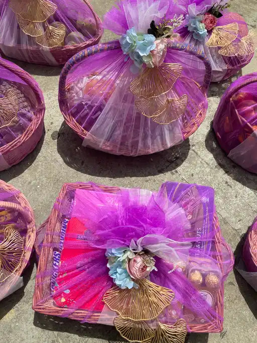 PurplewithGoldLeafTrousseauPackaging-TheGiftMarcheinChennai6