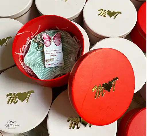 Red Brides maid Boxes -The Gift Marche in Chennai