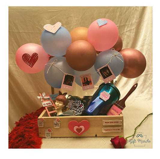 Love Balloon Keepsake Hamper
