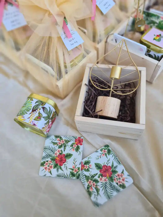 Wooden Crate Return Favors Reception Hamper The Gift Marche in Chennai 