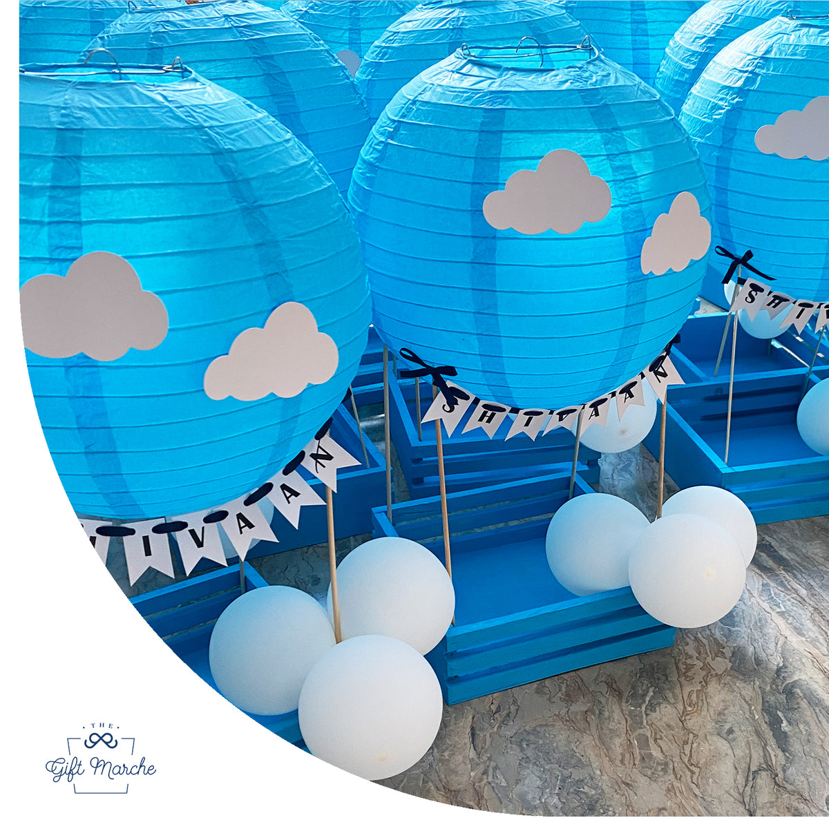 Sky-Themed Baby Announcement Gift Hamper