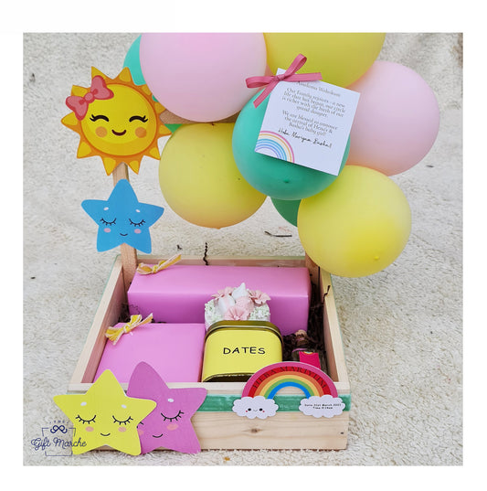 Sunshine Theme Baby Announcement Favors