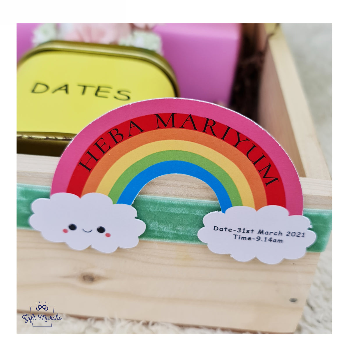 Sunshine Theme Baby Announcement Favors