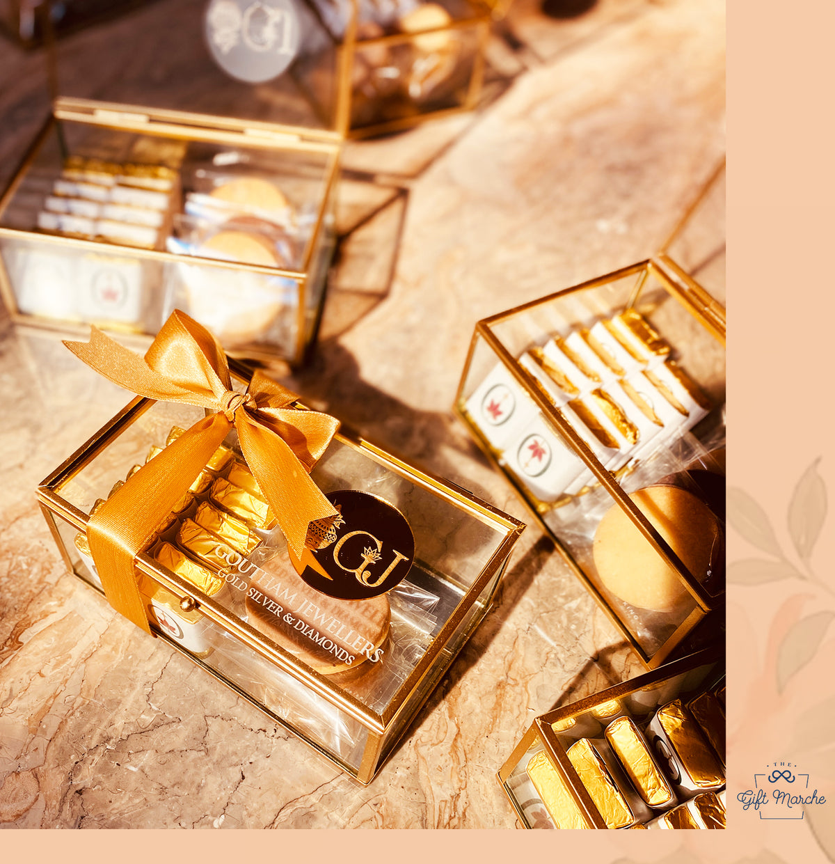 Gold Glass PR Hamper for Gowtham Jewellers