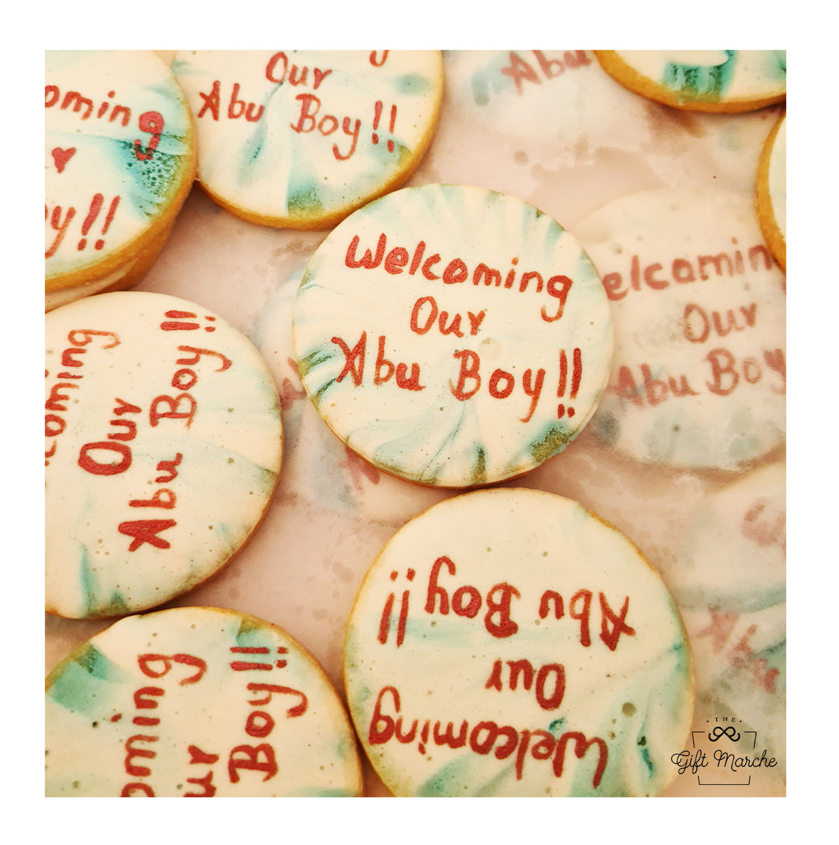 Furosiki Baby Boy Annoucement Hamper