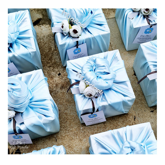 Furosiki Baby Boy Annoucement Hamper